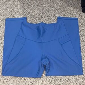 Old Navy Blue Leggings with Side Pockets